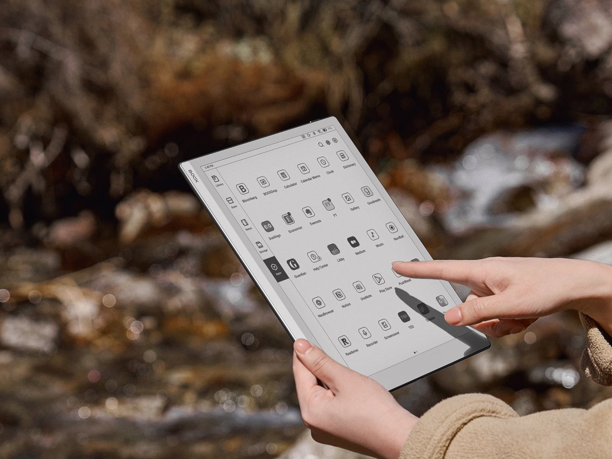 OnyxBoox's tweet image. Why limit yourself to a closed OS when you can enjoy the freedom of Android 12 on the Go 10.3? With access to the #GooglePlayStore, you can install any app you need, unlocking endless possibilities for productivity. 

Learn more at shop.boox.com/products/go103