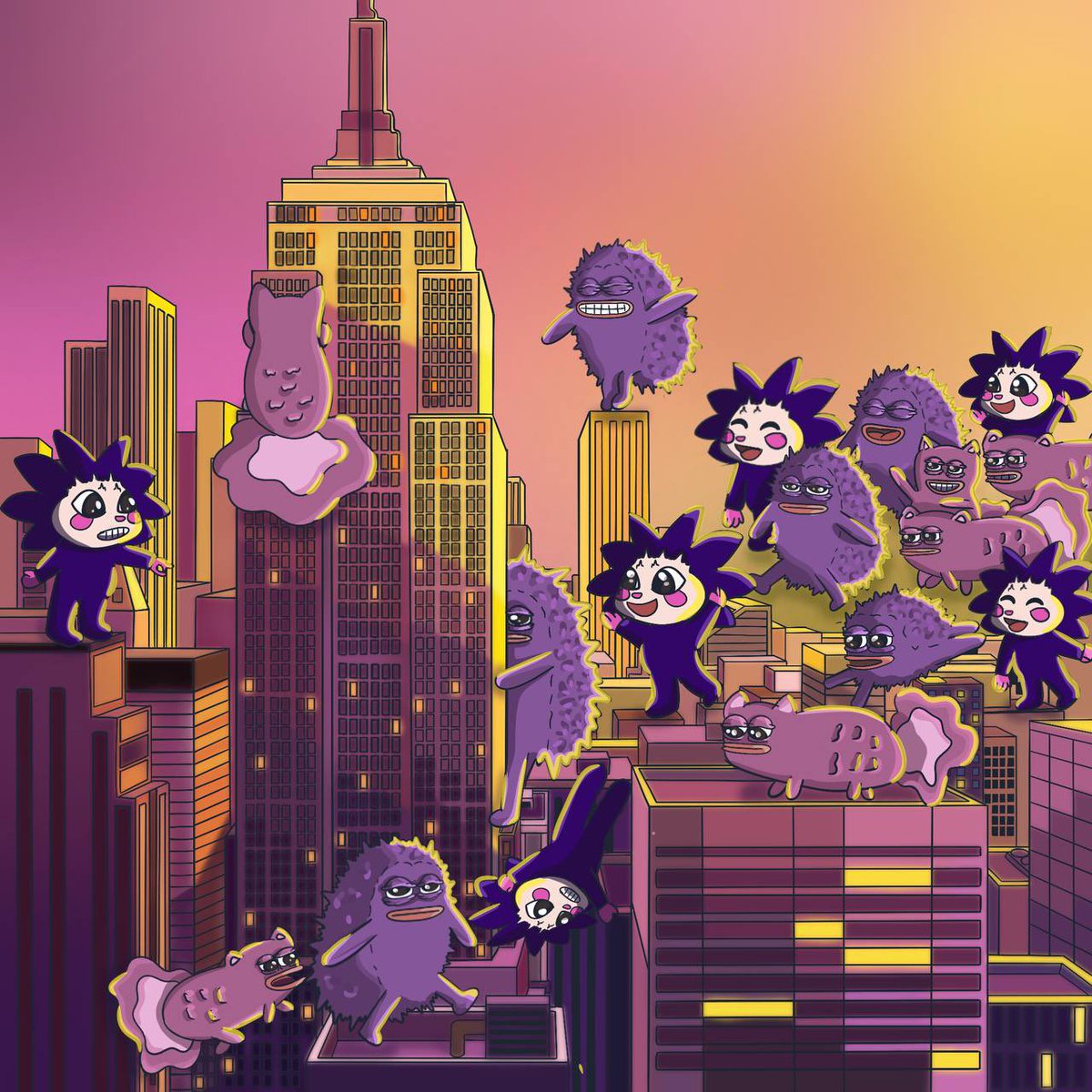 Fast forward to 2030…

Chog, Molandak &amp; Moyaki > Frogs, Dogs, Cats &amp; Penguins