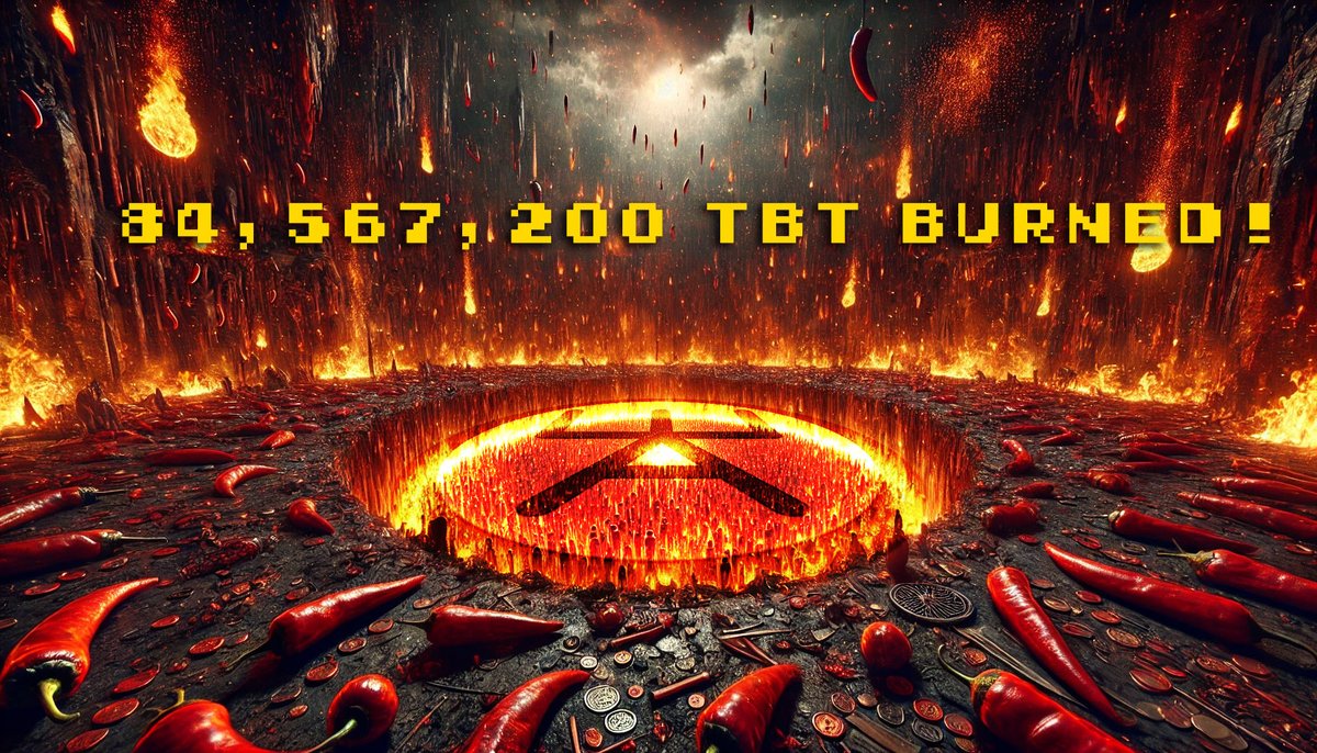 TBT Token (@tokentbt) on Twitter photo Another fiery day in the world of $TBT
We just sent more #TBTToken to the eternal pit of no return! ๐ถ๏ธ
chiliscan.com/tx/0x3d7d98f19โฆ
๐ฅ More burns, less supply. ๐
โจThe futureโs getting spicier! ๐ถ๏ธ๐
#TokenBurn #Crypto #ChilizChain $CHZ #KewlExchange #Chiliz #Web3 #cryptocurrency Another fiery day in the world of $TBT
We just sent more #TBTToken to the eternal pit of no return! ๐ถ๏ธ
chiliscan.com/tx/0x3d7d98f19โฆ
๐ฅ More burns, less supply. ๐
โจThe futureโs getting spicier! ๐ถ๏ธ๐
#TokenBurn #Crypto #ChilizChain $CHZ #KewlExchange #Chiliz #Web3 #cryptocurrency