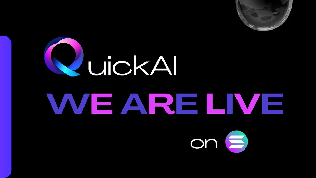 quickai_offical's tweet photo. QuickAI v2 has launched on @pumpdotfun 
CA: 3ZzwMWUoVaDrvUnRWGj9MqVruayENT1ReGwgBWxbpump

Website: https://t.co/W4nZ07qB64
Github: https://t.co/qQ2kgd0aWw https://t.co/xPkYBx2vA0