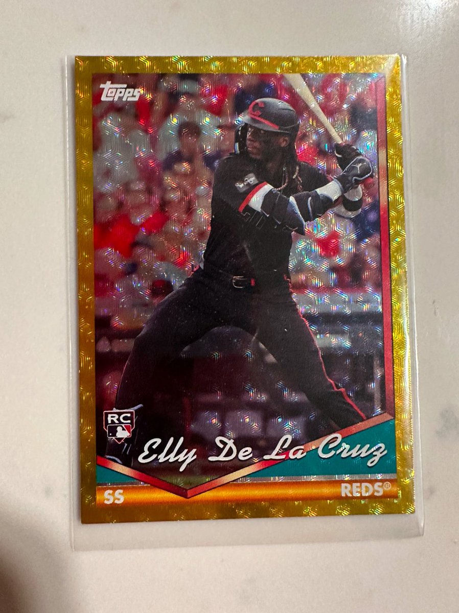 CardsBoulevard's tweet image. Collector @RussZzZ recently pulled this Topps Archives Elly De La Cruz 1/1 out of a BLASTER box! 🤯💰