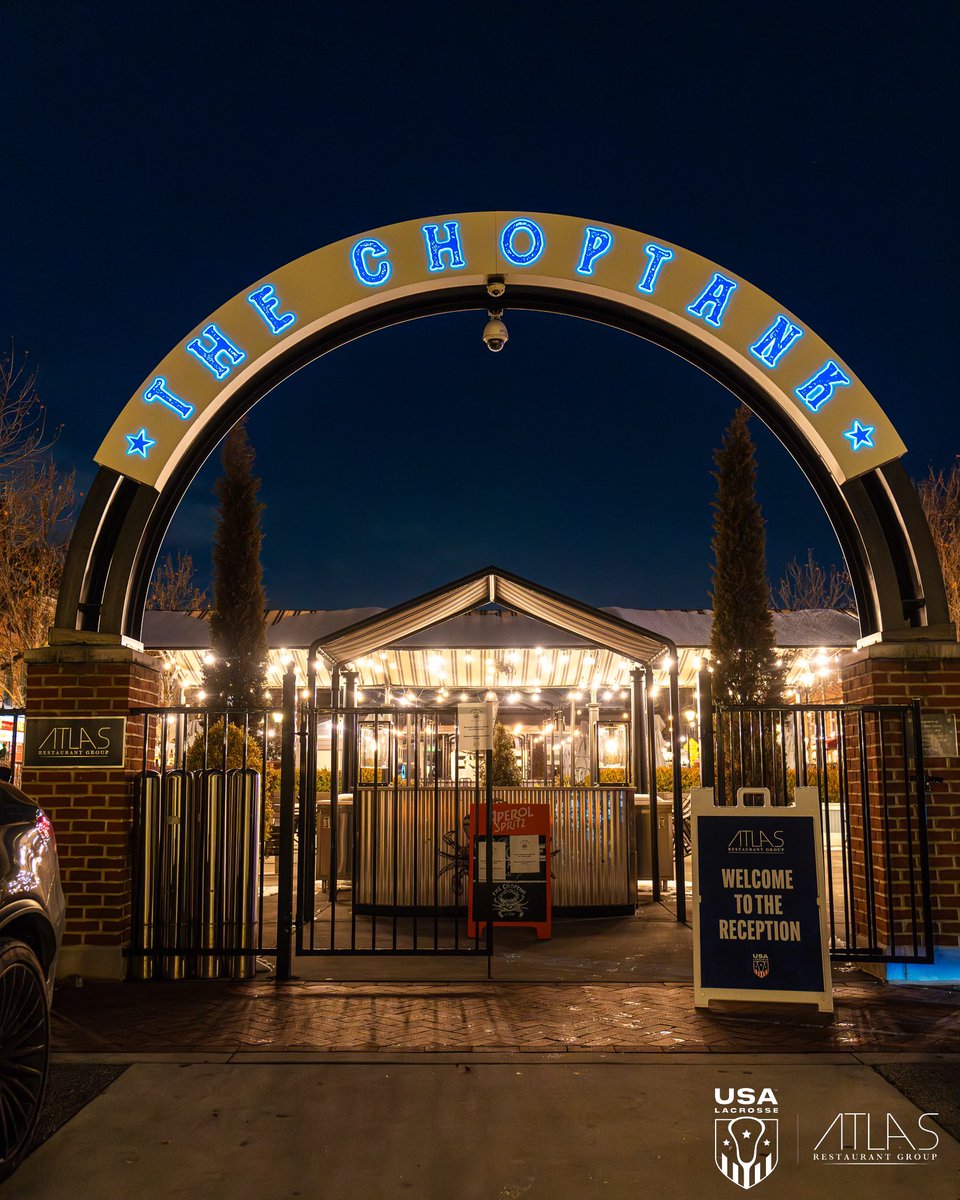 The perfect way to cap off an unforgettable Hall of Fame evening. 🥂

A big THANK YOU to our sponsor <a href="/Atlas__Group/">Atlas Restaurant Group</a> for hosting our post-ceremony reception at <a href="/The_Choptank/">The Choptank</a>.