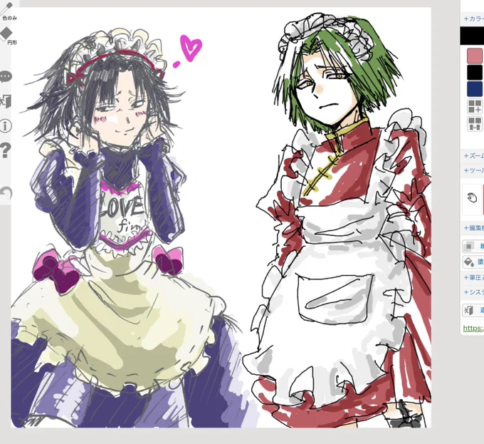 ハレさんいっぱい描いてくれて非常にありがたい徐々にハレさんがにフィルターかけ始めてておもろい 