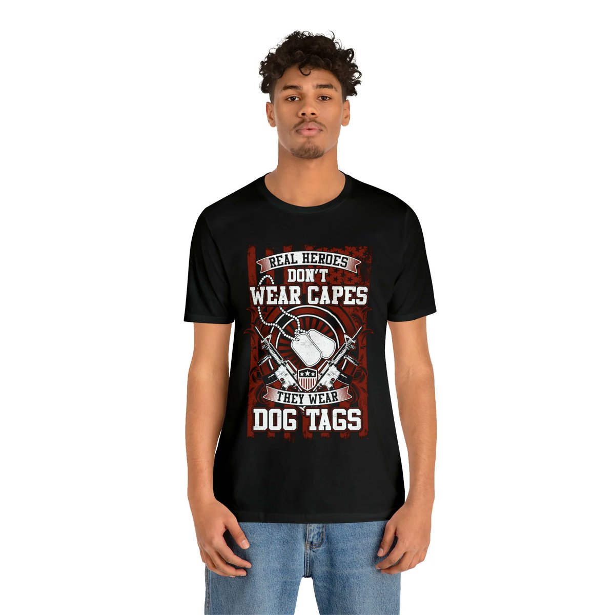 NateHartPrints's tweet image. Real heroes don’t wear capes—they wear courage and commitment! 💪🛡️ Honor our heroes with the Real Heroes Don't Wear Capes tee. 🇺🇸 Perfect for those who serve or support! 

Shop now: printsbynatehart.com/collections/me…

#RealHeroes #MilitaryPride #VeteranApparel #CourageInAction
