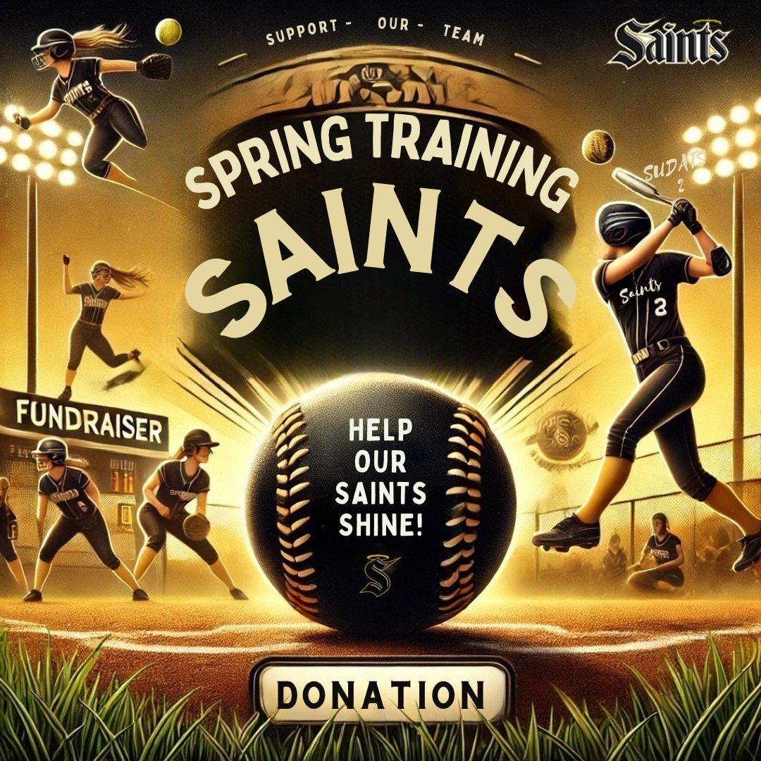 #SoftballSaints Help Our Softball Saints Shine! Our Saints are gearing up for an incredible season, and we need YOUR support! Donate today and be part of their journey to greatness: app.launchfundraising.com/launc.../stude…... Thank you for helping our Saints swing for the stars! #SupportOurTeam