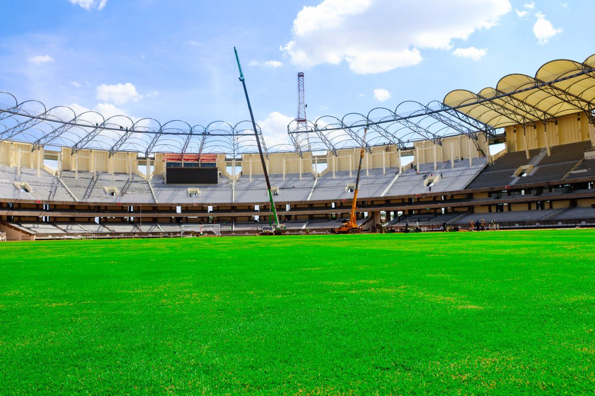 Waziri_Mvurya's tweet photo. The realization of the CHAN 2024 tournament is a true testament to H.E. President William Ruto’s vision of nurturing, developing, and exposing Kenyan football talent on the global stage. Through this event, our players will benefit from enhanced infrastructure and a prime platform for showcasing, scouting, and profiling talent, which aligns with the President’s broader goal of providing opportunities for athletes to excel internationally.

I call upon Kenyans to show their unwavering support by attending the matches in large numbers and cheering for our national team at its best.

Today, I reviewed the preparations at KICC and inspected the ongoing construction work at both Kasarani and Nyayo Stadiums, in addition to visiting the training grounds at Kasarani and the Police Sacco grounds. I am pleased that we have made commendable strides and affirm that Kenya is ready to host CHAN  2024. 2/2

@moyasa_ke @EngPeterKTum @GokSportsDept @CAF_Online @FKFKENYA
