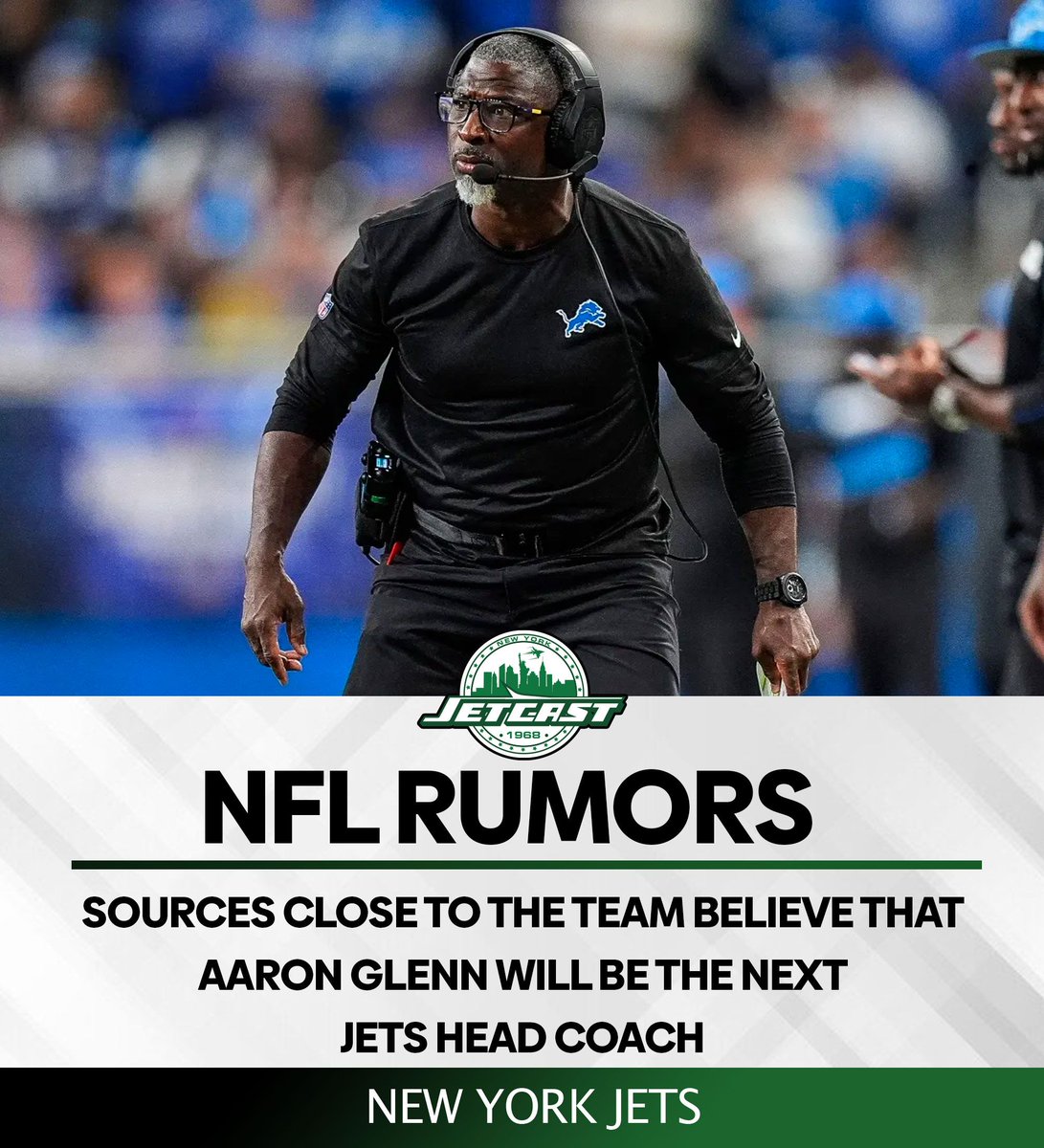 Aaron Glenn appears to be the odds on favorite to be the next HC of the NYJ.

What do you think?
#Jets #aaronglenn #nfl