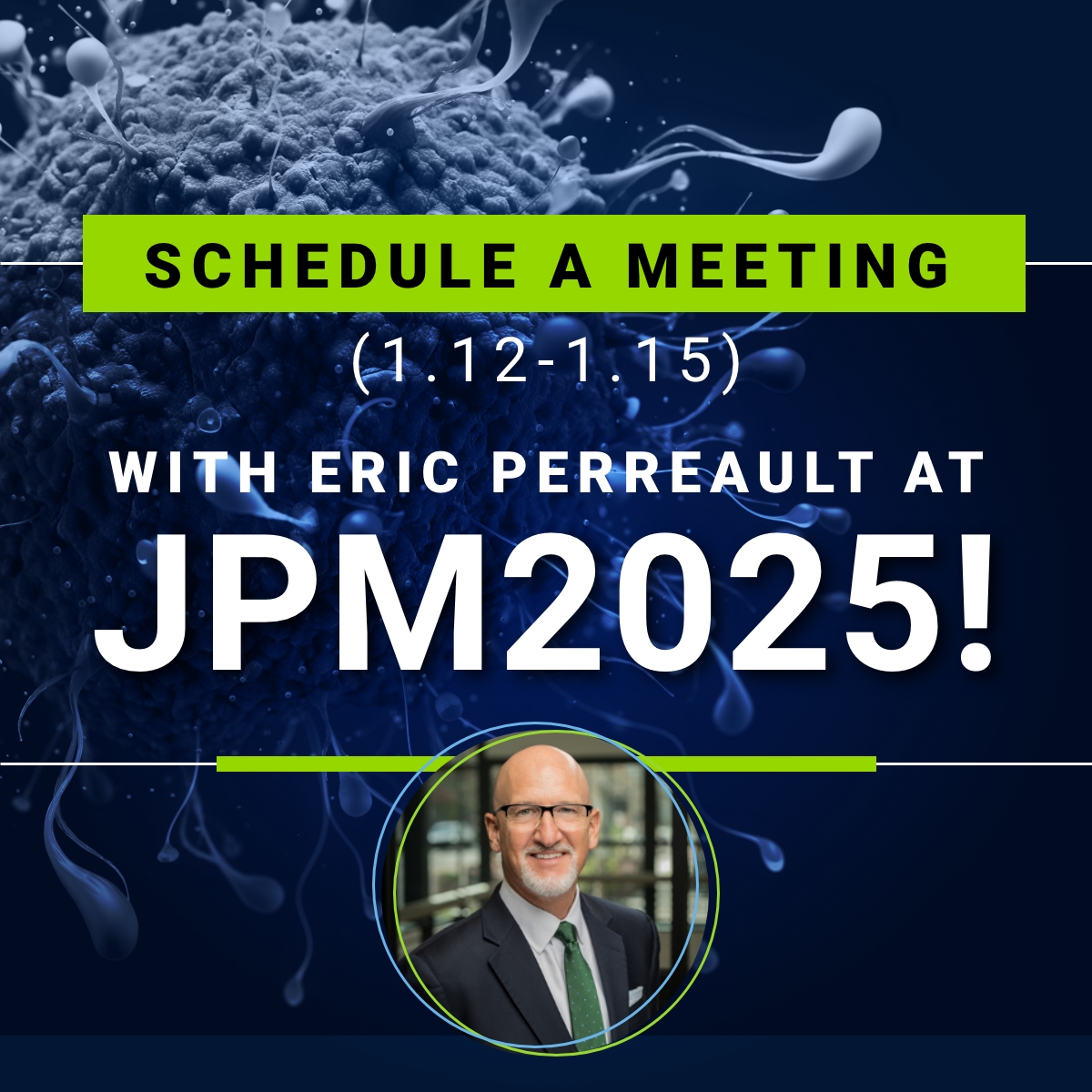 With the <a href="/jpmorgan/">J.P. Morgan</a> Healthcare Conference a day away, Eric Perreault is gearing up to share @Kiyatec’s vision for personalized cancer therapy. Schedule a one-on-one: calendly.com/eric-perreault…

#JPM2025 #LifeSciencesLeadership