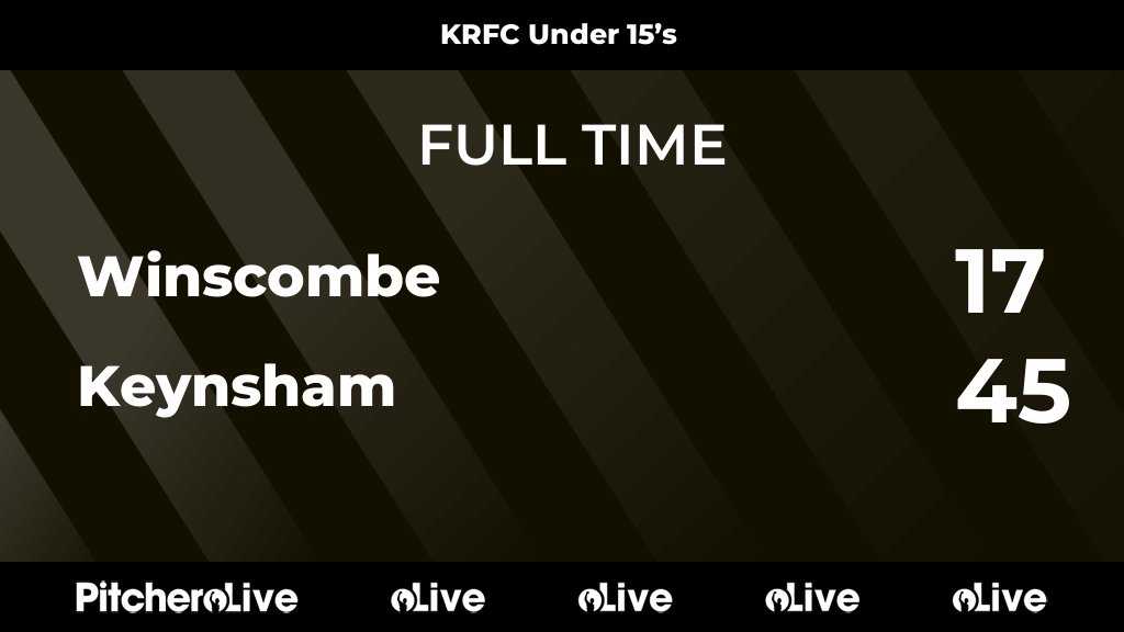 FULL TIME: Winscombe 17 - 45 Keynsham
#WINKEY #Pitchero
keynshamrfc.com/teams/253105/m…