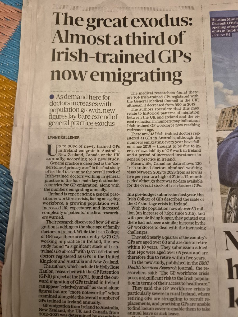 Dr. Ali Raza Ansari (@draliraza111) on Twitter photo Yes! Because GPs have been undermined & their services to the community have been disdained.
GP Trainee Registrars have been unable to get same status as Trainee Registrars in hospitals after same qualification.
Impartiality is important.
#GPRegequalsSPReg
<a href="/HSELive/">HSE Ireland</a> <a href="/ICGPnews/">Irish College of GPs</a> Yes! Because GPs have been undermined & their services to the community have been disdained.
GP Trainee Registrars have been unable to get same status as Trainee Registrars in hospitals after same qualification.
Impartiality is important.
#GPRegequalsSPReg
<a href="/HSELive/">HSE Ireland</a> <a href="/ICGPnews/">Irish College of GPs</a>