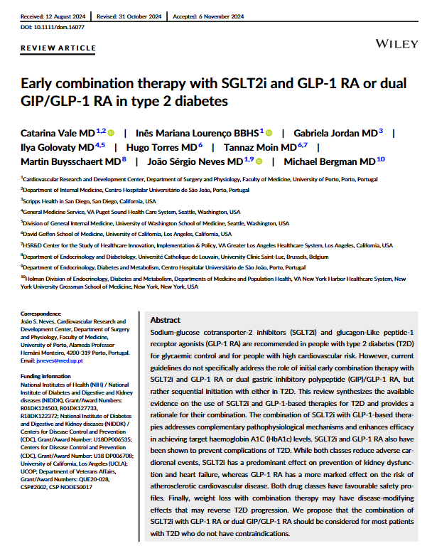 scottisaacsmd's tweet photo. This review examines the impact of GLP-1 RAs and SGLT2is on glycemic control and cardiovascular–renal risk factors and data regarding the cardiovascular protective benefits.
https://t.co/XQkOt7lOCq https://t.co/Hbpv3bYQhH