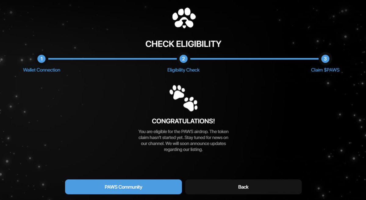 Are you Eligible? 👀

Check 👉 t.me/PAWSOG_bot/PAW…

One option now might be to get more badges through voting or to add to the wPAWS pool.