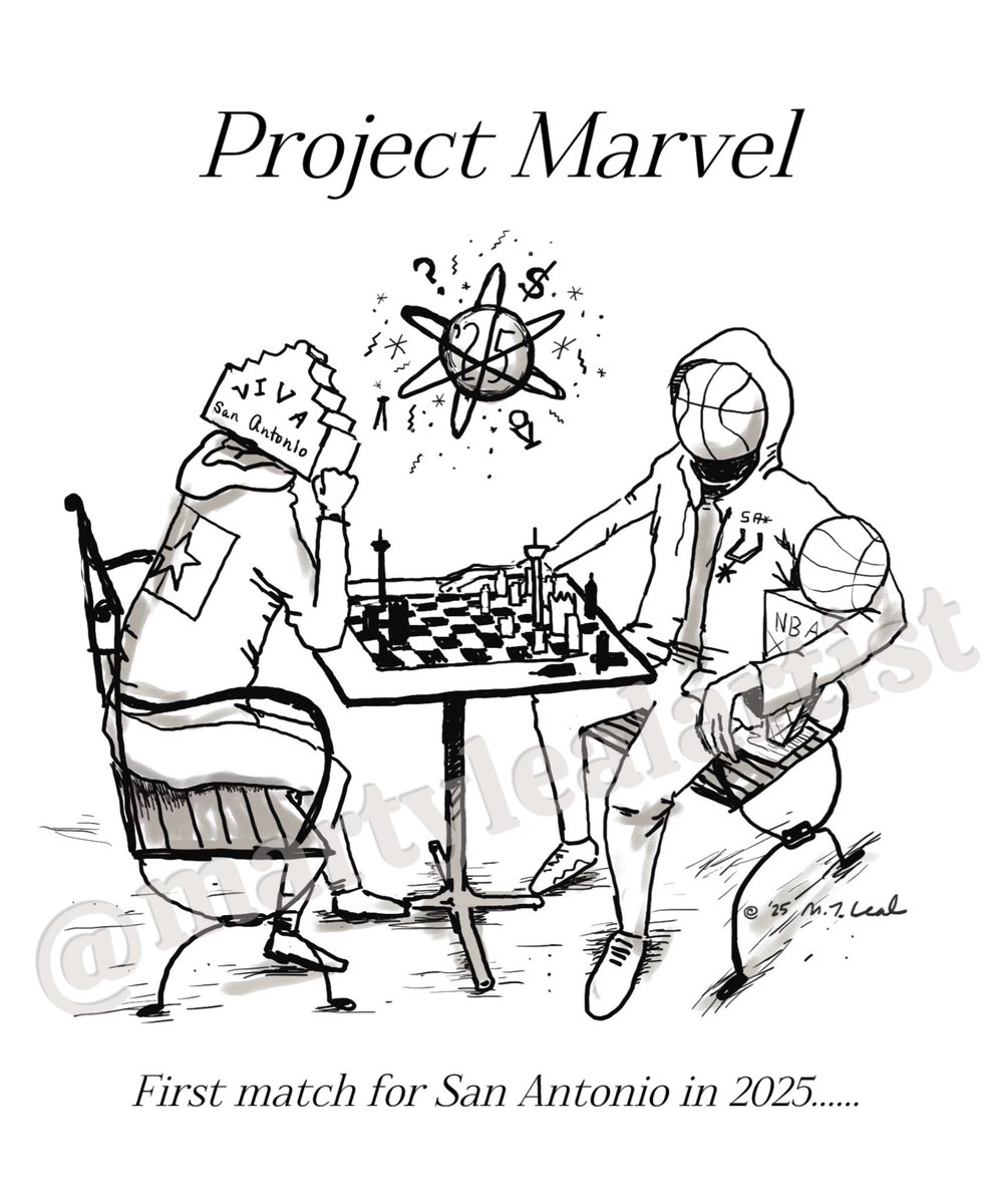 marty3099's tweet image. My♟️@wemby /chess inspired art:
#projectmarvel
#spurs