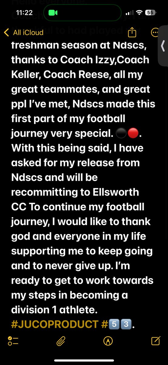 After a lot of thinking and great long conversation with <a href="/CoachWhiteECC/">Coach White 🇺🇸 ~ CSCS</a> and @CoachBontaECC , I will be joining  <a href="/Ellsworth_CC_FB/">Ellsworth CC Panther Football</a> in my second semester. Can’t wait to get to work🏈✝️. #JUCOPRODUCT <a href="/CoachDowery/">Anthony Dowery</a> <a href="/PrepRedzoneWI/">Prep Redzone Wisconsin</a> <a href="/JUCOFFrenzy/">JUCO Football Frenzy</a> <a href="/JuCoFootballACE/">JuCo Football Forer</a>