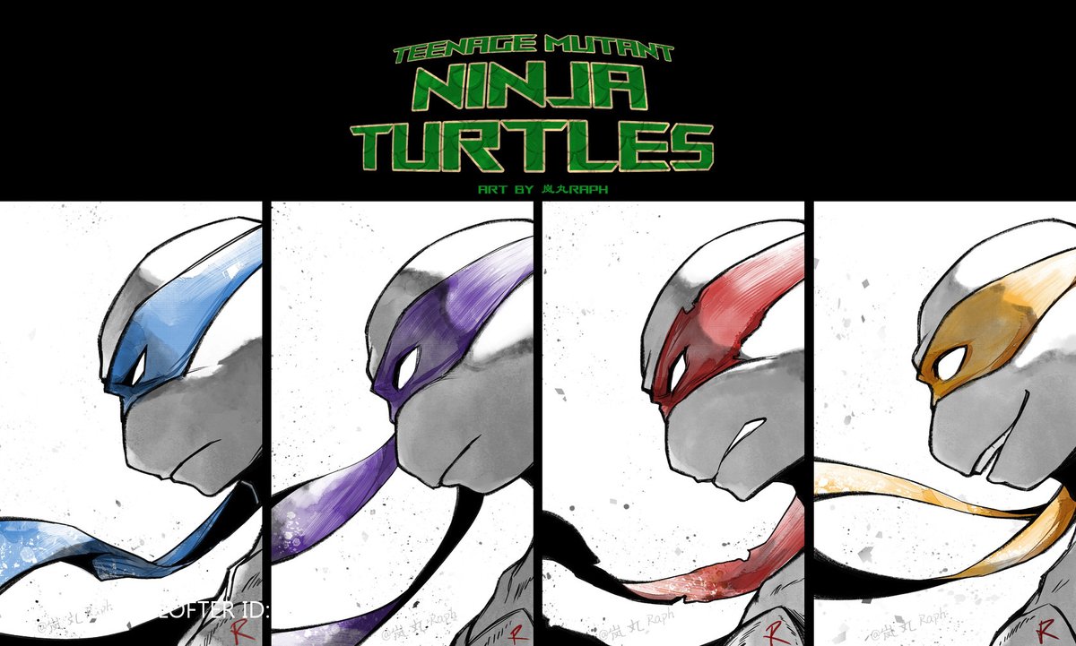 #TMNT #TMNT2003 
This time I drew all of them.😎✨