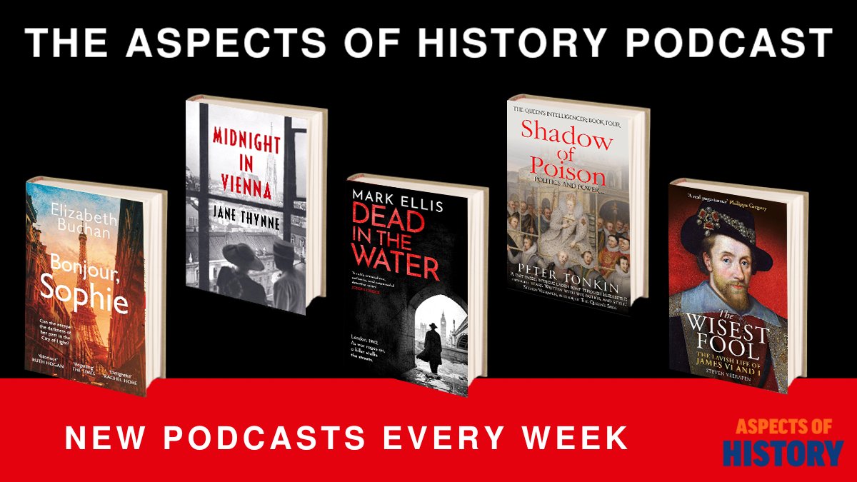 #Podcast
The Aspects of History Podcast
podfollow.com/aspects-of-his…

Featuring <a href="/elizabethbuchan/">Elizabeth Buchan</a> <a href="/janethynne/">Jane Thynne/C.J.Carey</a>
<a href="/MarkEllis15/">Mark Ellis</a> <a href="/petertonkin50/">Peter Tonkin</a> <a href="/stevenveerapen/">Steven Veerapen</a>

<a href="/HistoriaHWA/">Historia – the HWA</a>

New podcasts every week

#histfic #espionage #podcastandchill