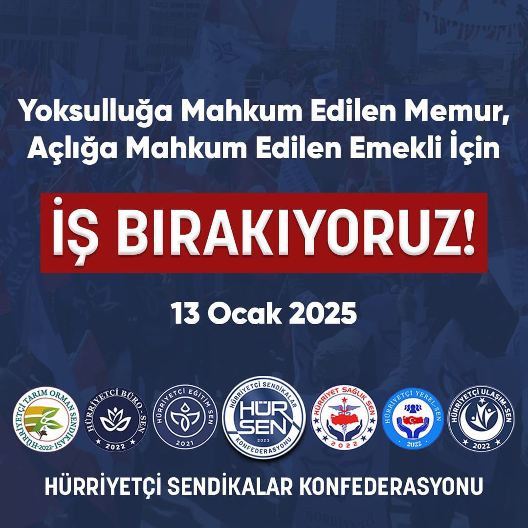 Hak verilmez, hak alınır anlayışıyla #13OcakErMeydanı ndayız.