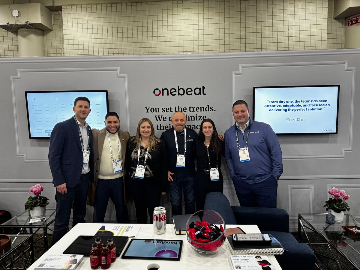 Team Onebeat is bringing fabulous inventory margins to fabulous New York City at #NRF2025. Come see us at Booth 260 for cocktails, couture, and cutting-edge optimizations that will unlock inventory revenues all year long.