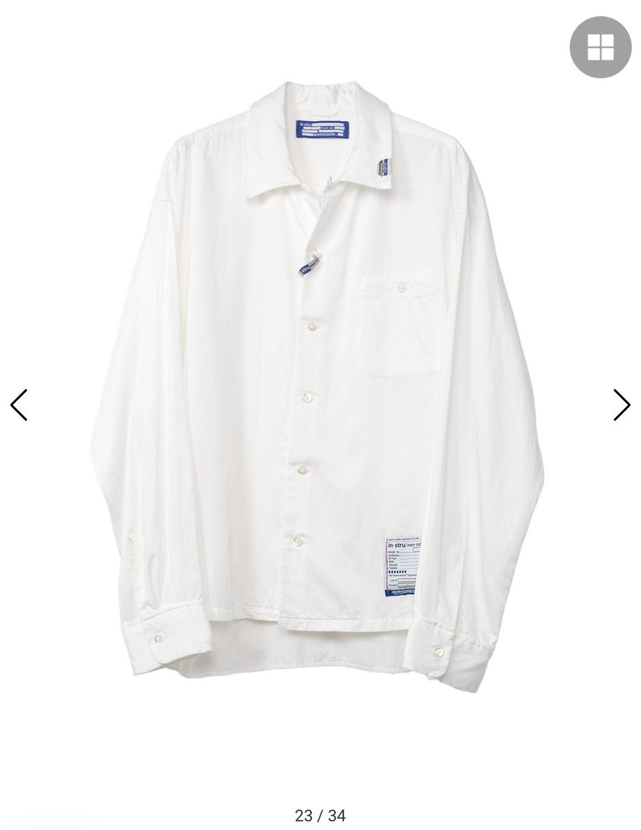 常田大希着用 MIHARA YASUHIRO Satin Shirt 常田大希着用 in・stru(men-tal). mihara yasuhiro satin shirt 常田