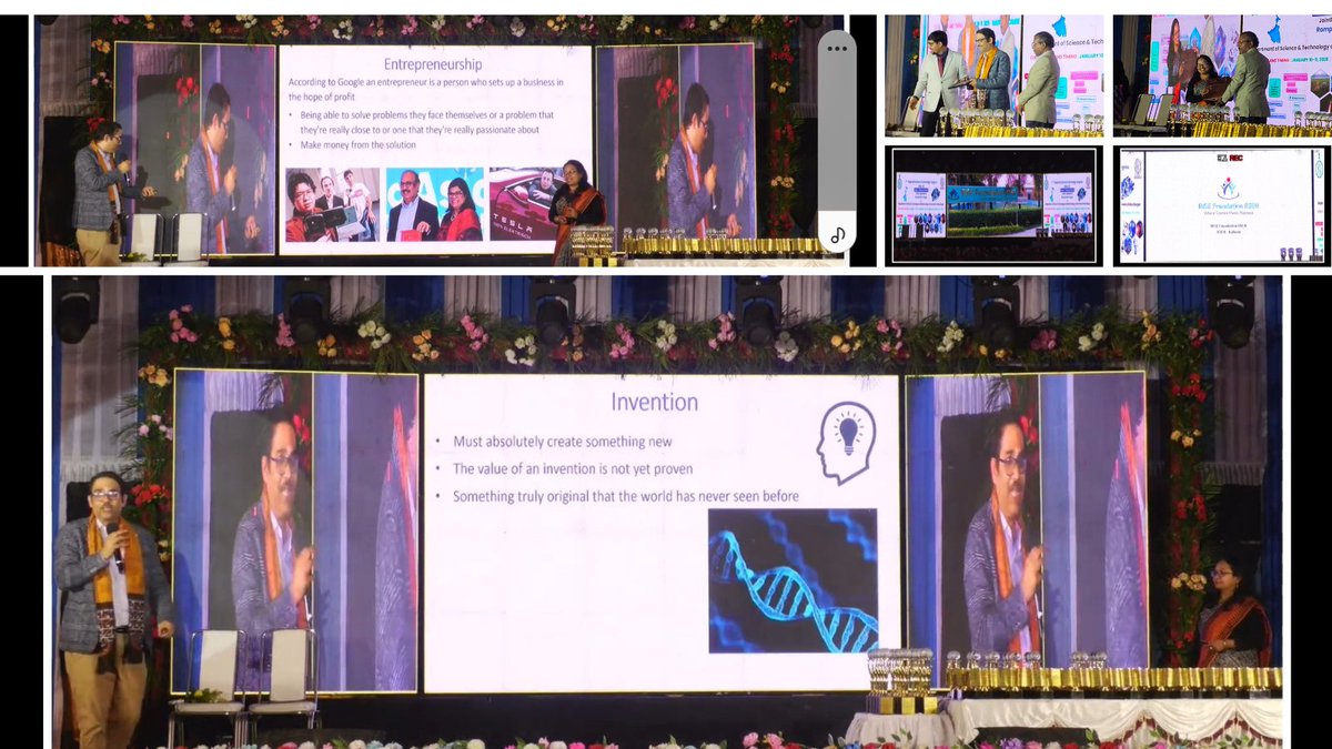 RiseIISER's tweet photo. RISE Foundation IISER proudly presented @ the 3rd session of the WB Science Congress,organized by WB DST & BT at Rampurhat College. Thought-provoking discussions on entrepreneurship and innovation sparked new ideas! Next stop: BCKV! Stay tuned! #Entrepreneurship #WBDSTBT https://t.co/lI02NoVv90