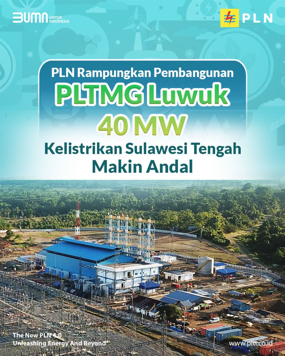Xone_ofc's tweet photo. Pembangkit listrik baru di Banggai, dorong ekonomi daerah dan jaga lingkungan
#PLNuntukIndonesia https://t.co/jkZKVWYVmP