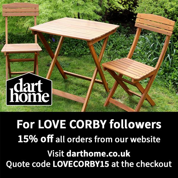 Darthome would like to offer all Love Corby site followers and visitors 15% off all orders from their website. You will find a wide range of inspirational and quirky ornaments, decorations and products for homes and gardens. As an added bonus with them being based in Coby you ...