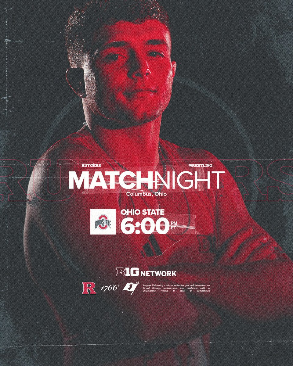 Rutgers Wrestling (@ruwrestling) on Twitter photo MATCH NIGHT in Columbus!
π€Ό: No. 4 Ohio State
π: Covelli Center
π: 6 p.m.
πΊ: <a href="/BigTenNetwork/">Big Ten Network</a>
#RelentlessPursuit | #GoRU MATCH NIGHT in Columbus!
π€Ό: No. 4 Ohio State
π: Covelli Center
π: 6 p.m.
πΊ: <a href="/BigTenNetwork/">Big Ten Network</a>
#RelentlessPursuit | #GoRU