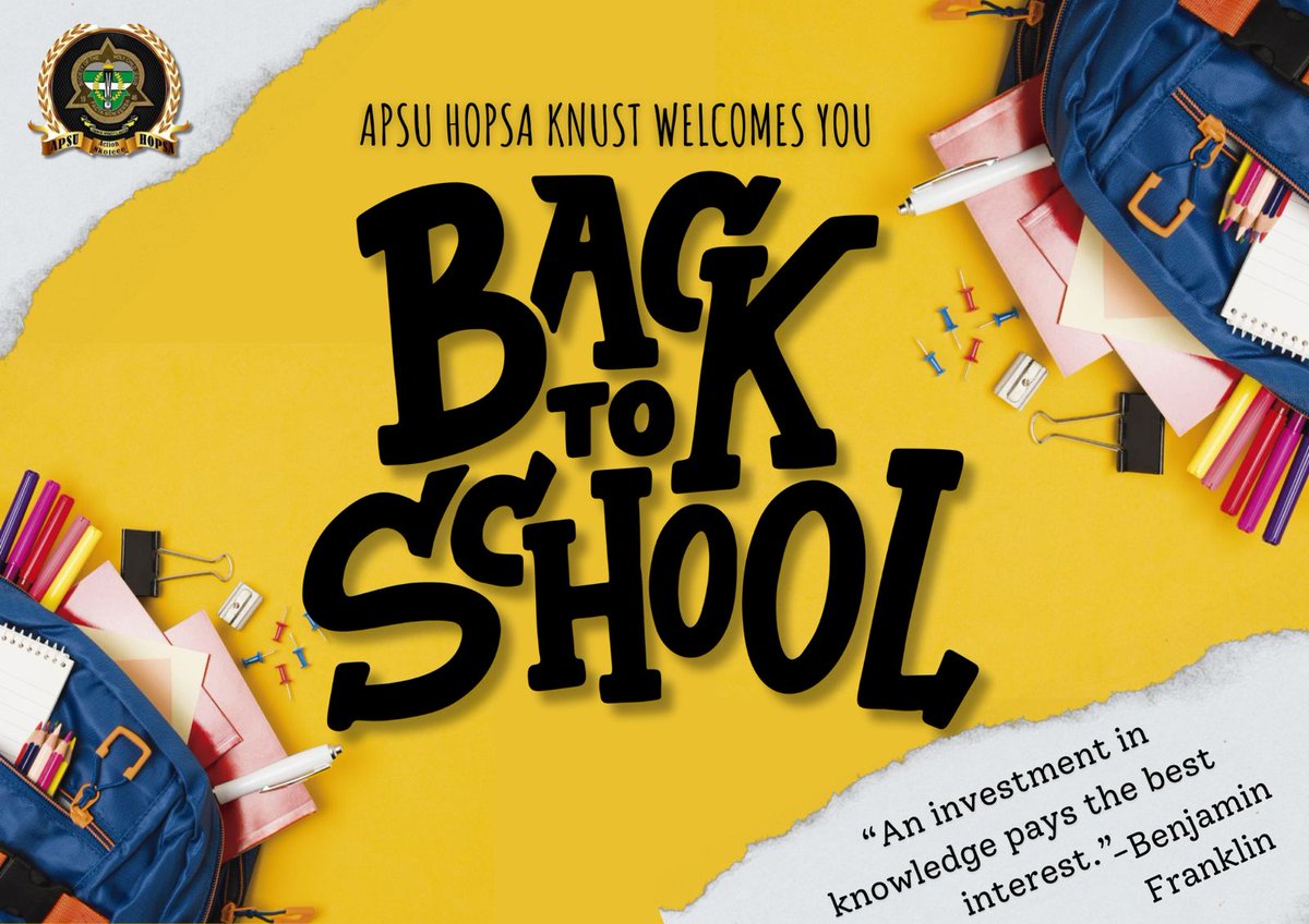 Academic year don begin.Put in your all, put in the work, pray for the best.