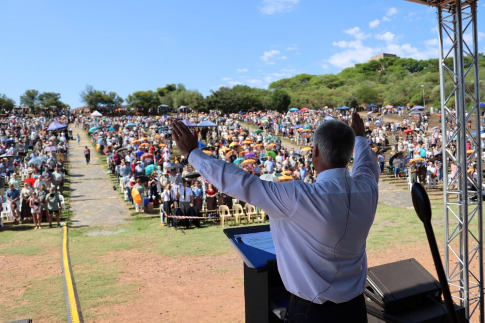 ruhanfourie's tweet photo. 32 000 Afrikaners rocked up at the Voortrekker Monument on 16 December 2023; currently celebrated as Reconciliation Day in South Africa. Last year it was 35 000 attendees. 3/4 https://t.co/7unY7JdGzh
