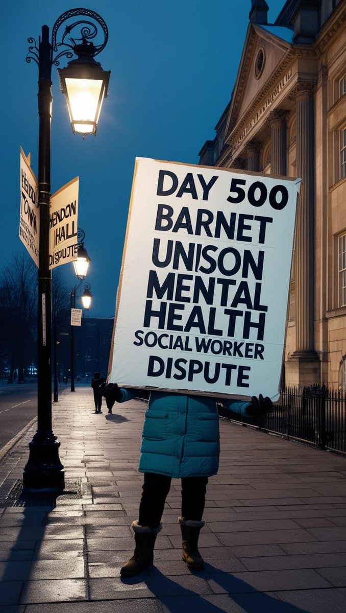 barnet_unison's tweet photo. Today 500 days since the #BarnetUNISON mental health social workers dispute first began. 81 days of strike action.
Shame on @BarnetCouncil
#UnsafeWorkplace #dotherightthing @NolanLibby @Jordanriv @Heccles94 @SocialistNHS @SocialistHB @BMA_JuniorDocs @TheBMA @keepnhspublic https://t.co/TcWahu0uub