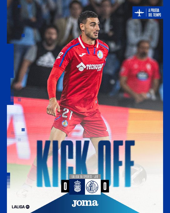 Inicio del partido. Fuente: X GETAFE