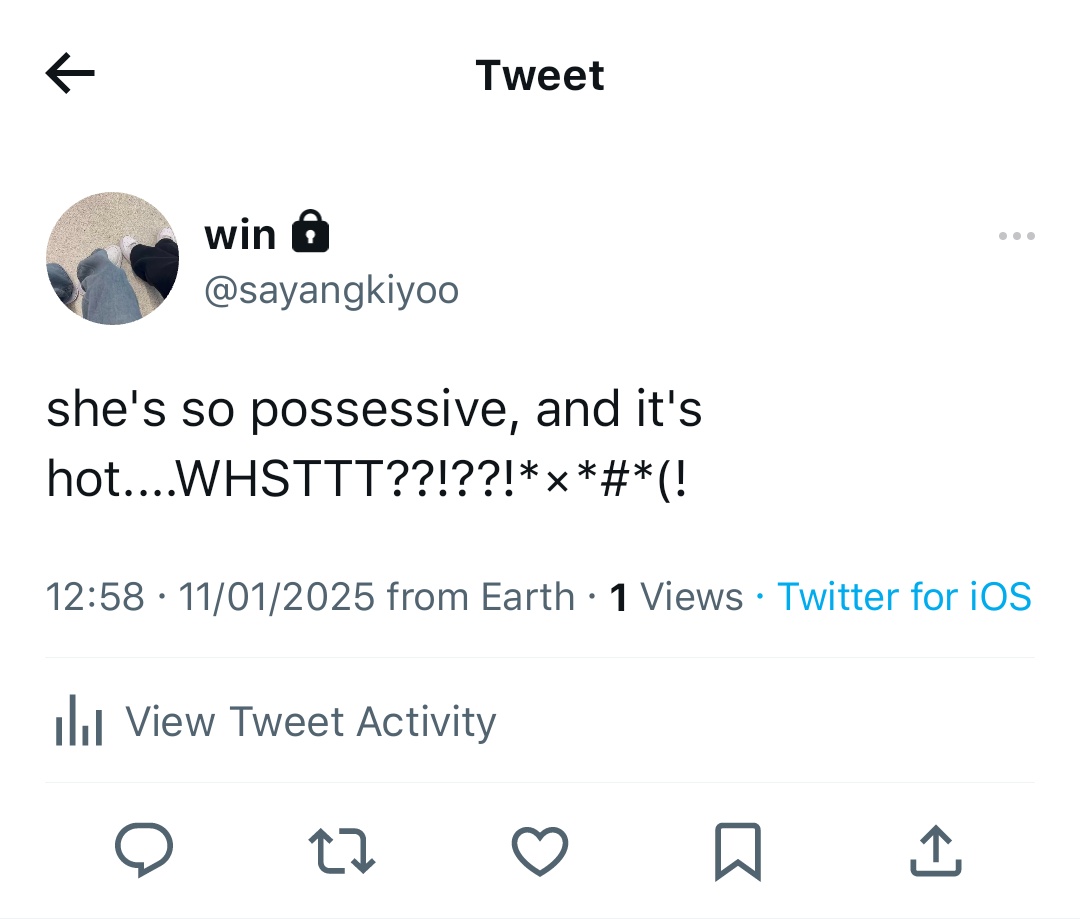 ;possessive cat 
 
a jiminjeong fewtweets (hybrid) au