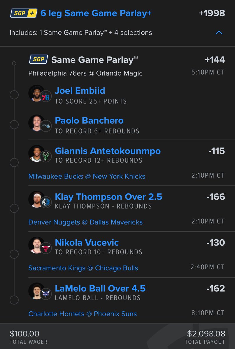 NextFanUpApp's tweet photo. #BackByScience NBA Jan 12th Edition
A threadβ¦
Baby lotto ππ
https://t.co/vHgX9zQcz4
Holy grail lotto ππ
https://t.co/FCuNEC0fs0 https://t.co/0yxnkrvZxw