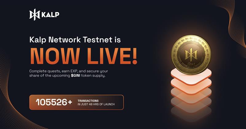Kalp New Incentivized Testnet 

Instal Wallet Extension
Detail In Channel
t.me/airdrop_tuki/4…

- Create Wallet 
- Backup Prase

Go To Testnet
Detail In Channel 
t.me/airdrop_tuki/4…

- Click Earn Reward
- Connect Kalp Wallet
- Bind Twitter
- Complete All Task
- Done