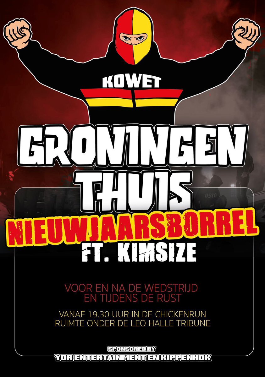Volgende week zal ook het tempo naast het veld nog wat verder worden opgeschroefd m.m.v. DJ Kimsize! #GAEgro #kowet