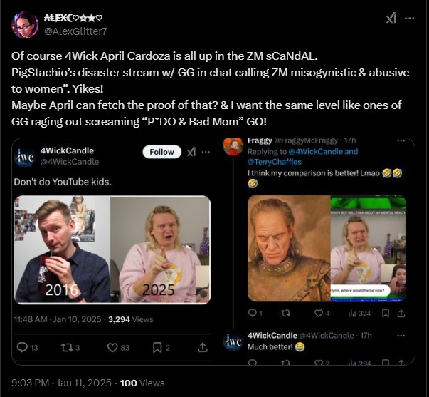 4WickCandle's tweet photo. Like Alex baby, like can I see like your like conspiracy board that like proves I am like April Cardoza? Like show your work, like please. Like.
I like wrote this like in language like you should be able to like understand 😂
#ShowTheProof
#Like https://t.co/Ausl3KQLyf