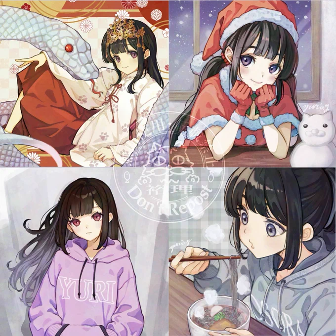 #三連休はフォロワーさんが増えるらしい 
おもに一次創作で黒髪の女の子を描いております 