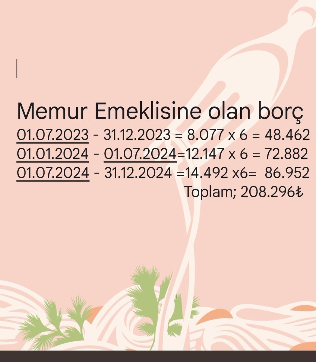 Memura verirken Seyyanen zam Memur Emeklisinin yasal hakkı almaması için çıkarılan375/40ek Madde haksızlıktır AdaletsizliktirEk Madde İptal edilsin adaletsizlik son bulsun
<a href="/RTErdogan/">Recep Tayyip Erdoğan</a> <a href="/RTEdijital/">Erdoğan Dijital Medya</a> 
<a href="/memetsimsek/">Mehmet Simsek</a>
<a href="/isikhanvedat/">Prof. Dr. Vedat Işıkhan</a> 
<a href="/dbdevletbahceli/">Devlet Bahçeli</a> 
#MemurEmeklisineAdalet 
#EmekliMemur