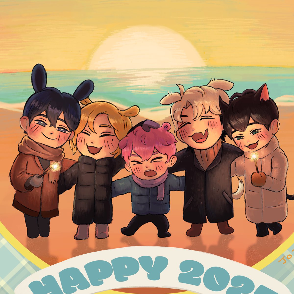 jojobabear's tweet photo. 생존신고겸..엄청 늦은 새해아트
#PLAVE #플레이브 https://t.co/umMXBCbddZ