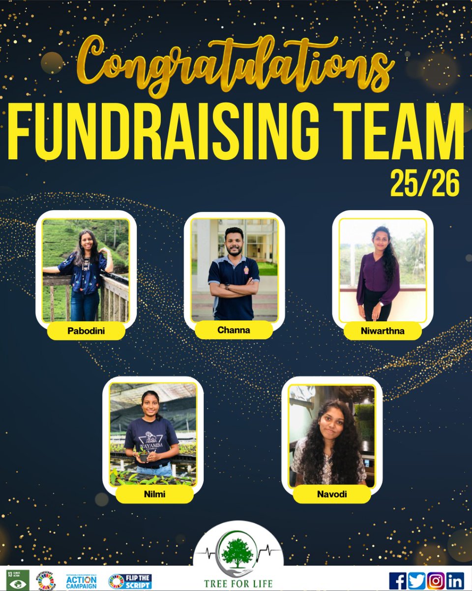 Treeforlifefapm's tweet photo. A heartfelt congratulations to our newly appointed Sub-Committee Members at TREE FOR LIFE - Wayamba University of Sri Lanka! π Your passion, vision, and leadership are the foundation for a future full of growth and change. π±π
#TreeForLifeWayamba #SubCommitees #WUSL #Teamwork https://t.co/XlYD7ZXpzE