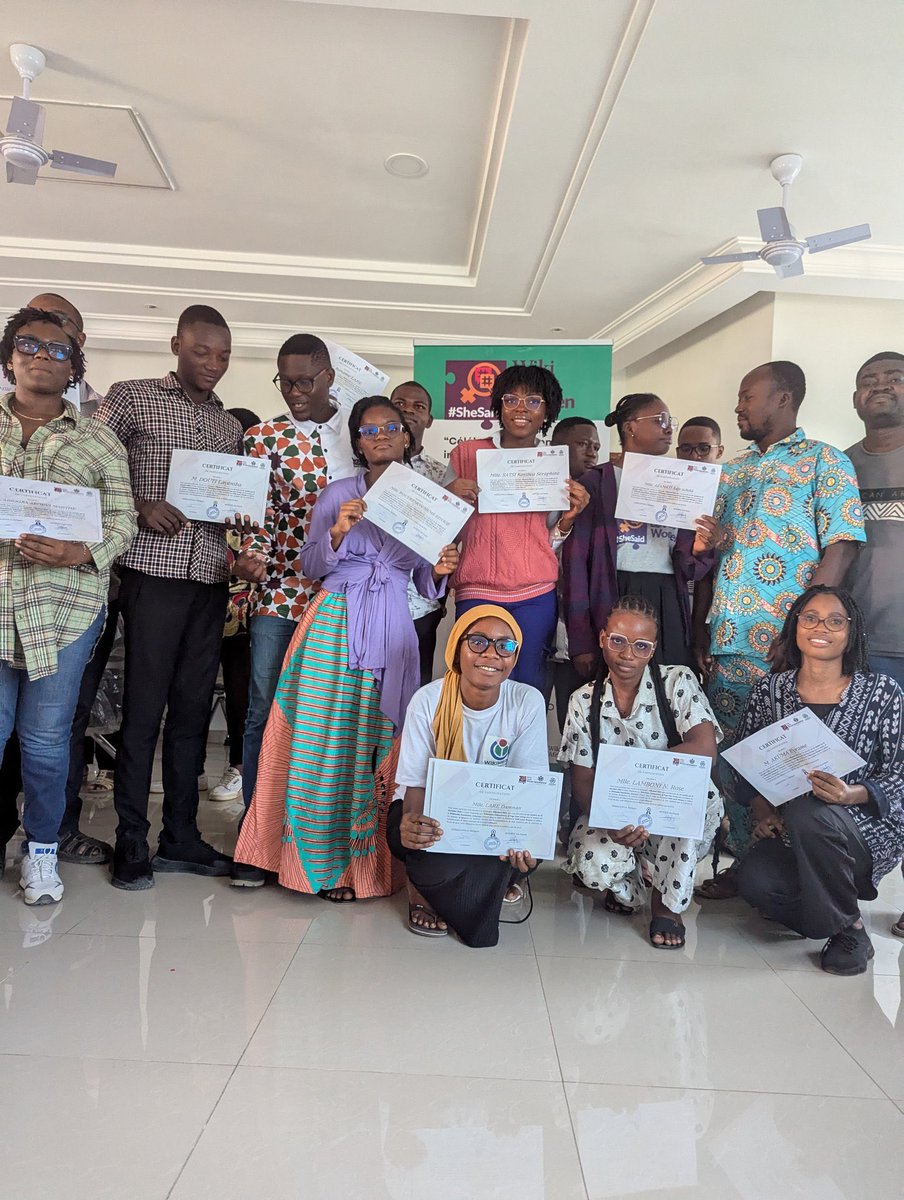 Une compétition a été organisée dans le cadre de la campagne #SheSaid 2024 au Togo.

Portée par <a href="/WikimediaTg/">Wikimedia Togo</a> dans le cadre de <a href="/WikiLovesWomen/">Wiki Loves Women</a> , l’événement s’est achevé avec succès, et j’ai eu l’honneur d’être désignée première vice-lauréate. 
Un grand merci à tous ❤️🥰🙏🏽