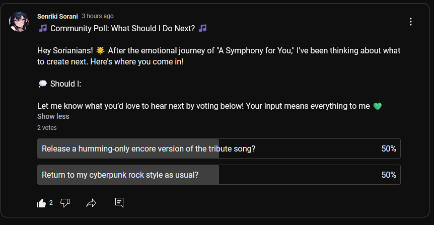 SenrikiSorani's tweet photo. Hey, guys! Help me decided which one should I make for next video on YouTube. You can join the voting by following link : https://t.co/EIszfAVZAX
#SenrikiSorani #VotingTime https://t.co/uvL2swIf7T