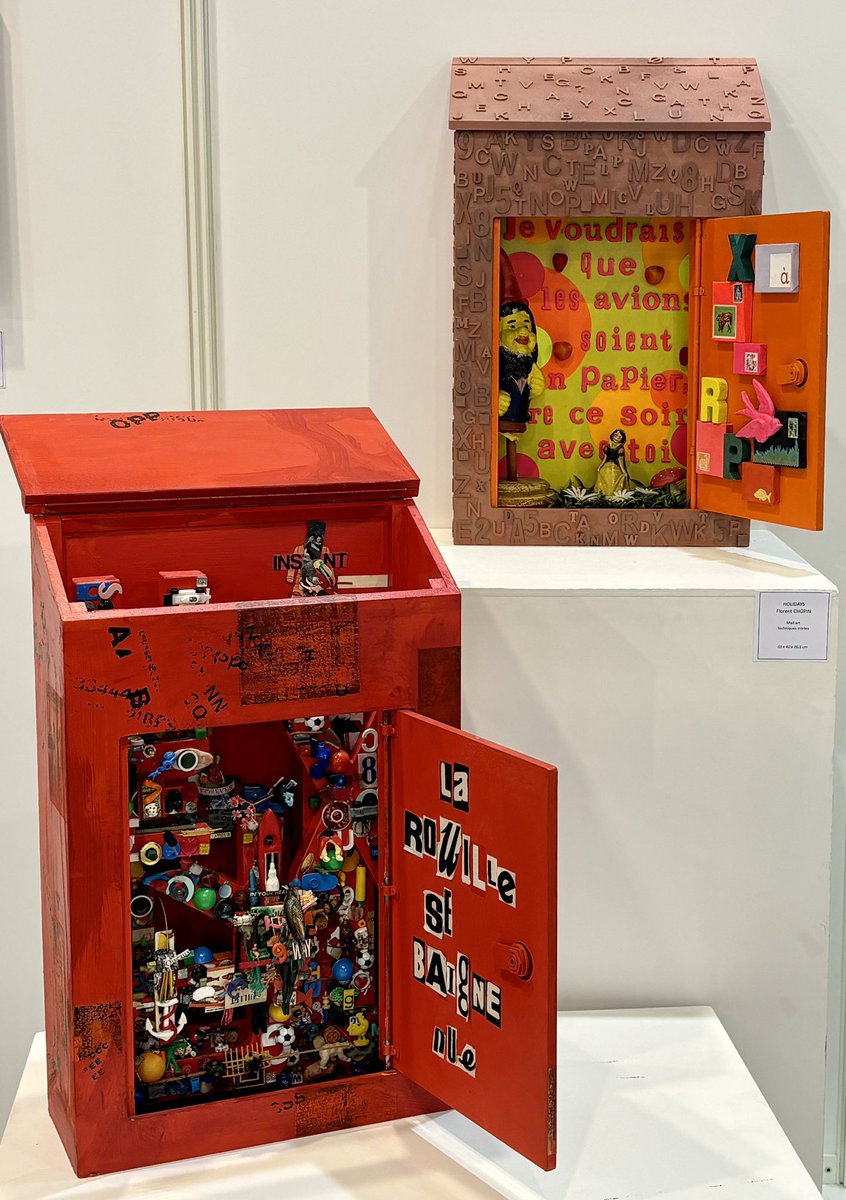 Energie87200's tweet photo. 📮 L’art postal a investi la Halle-aux-Grains de Saint-Junien. Ne manquez pas de venir voir « L’expo qui envoie » : elle porte bien son nom ! 😉

#SaintJunien #MailArt #ArtPostal #art #culture #exposition @Charlie_Hebdo_ https://t.co/54JKZSp40t