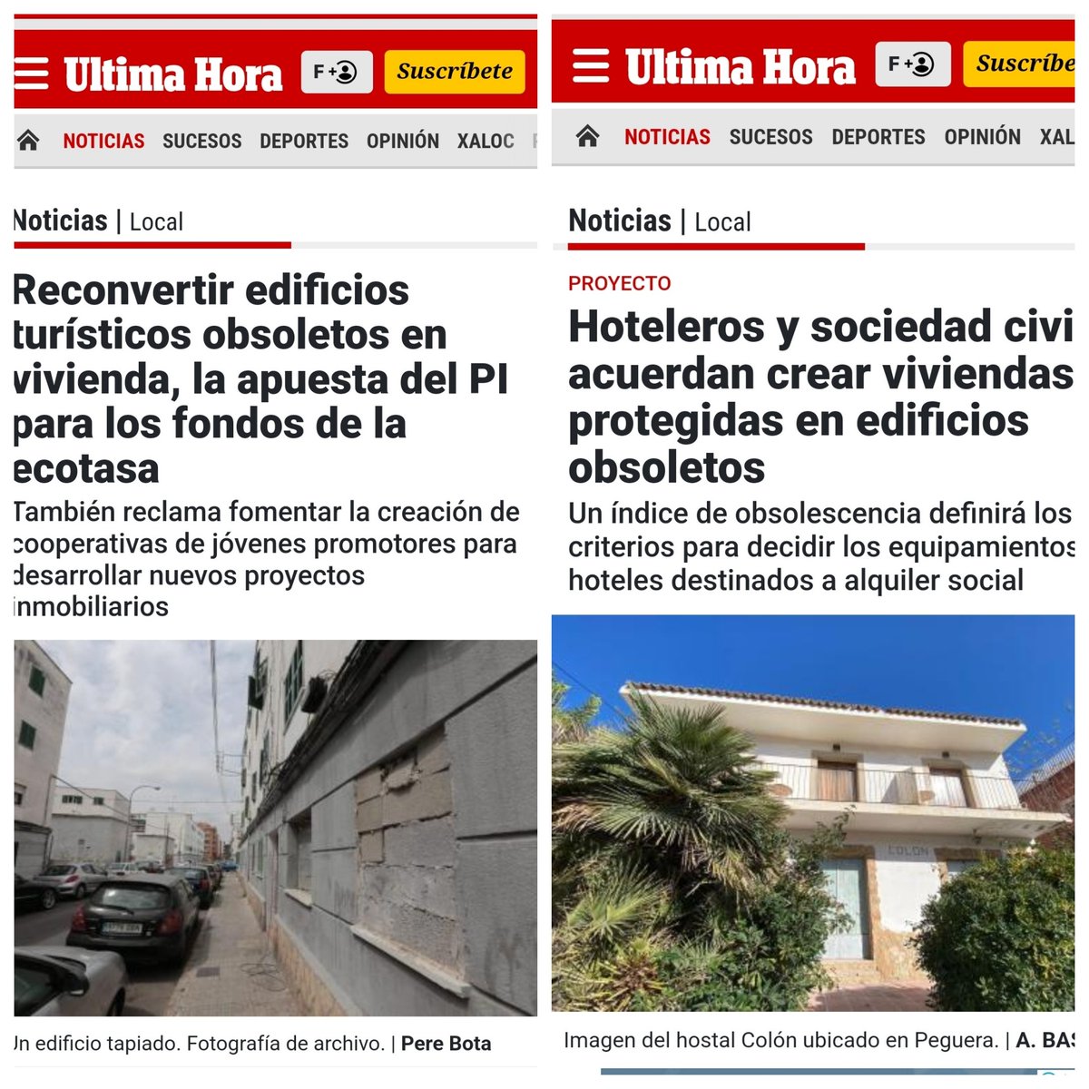 Antoni Salas (@antoni_salas_) on Twitter photo Una de les propostes del nostre programa,molt necessària per donar solució a la manca d'habitatge, també la reconversió integral de barris, fomentar i ajudar les cooperatives d'habitatge, estudiar municipi per municipi el desenvolupament urbanístic necessari...
<a href="/ElPi_IB/">El Pi-Proposta per les Illes Balears</a> Una de les propostes del nostre programa,molt necessària per donar solució a la manca d'habitatge, també la reconversió integral de barris, fomentar i ajudar les cooperatives d'habitatge, estudiar municipi per municipi el desenvolupament urbanístic necessari...
<a href="/ElPi_IB/">El Pi-Proposta per les Illes Balears</a>