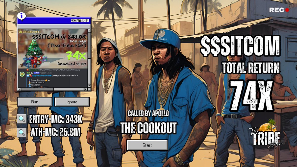 TribeFNF's tweet image. The Tribe F&amp;amp;F Cookout invites all blocks together.

Sets from every section are linking up to push boundaries and elevate beyond the trenches.

This episode delivers 285x returns on calls, showcasing recent runners from Tribe members.

#TribeFNF #Crypto #Solana #Memecoins