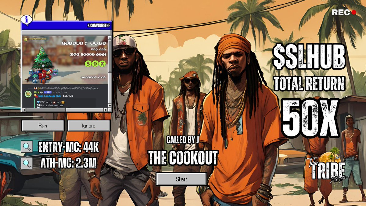 TribeFNF's tweet image. The Tribe F&amp;amp;F Cookout invites all blocks together.

Sets from every section are linking up to push boundaries and elevate beyond the trenches.

This episode delivers 285x returns on calls, showcasing recent runners from Tribe members.

#TribeFNF #Crypto #Solana #Memecoins