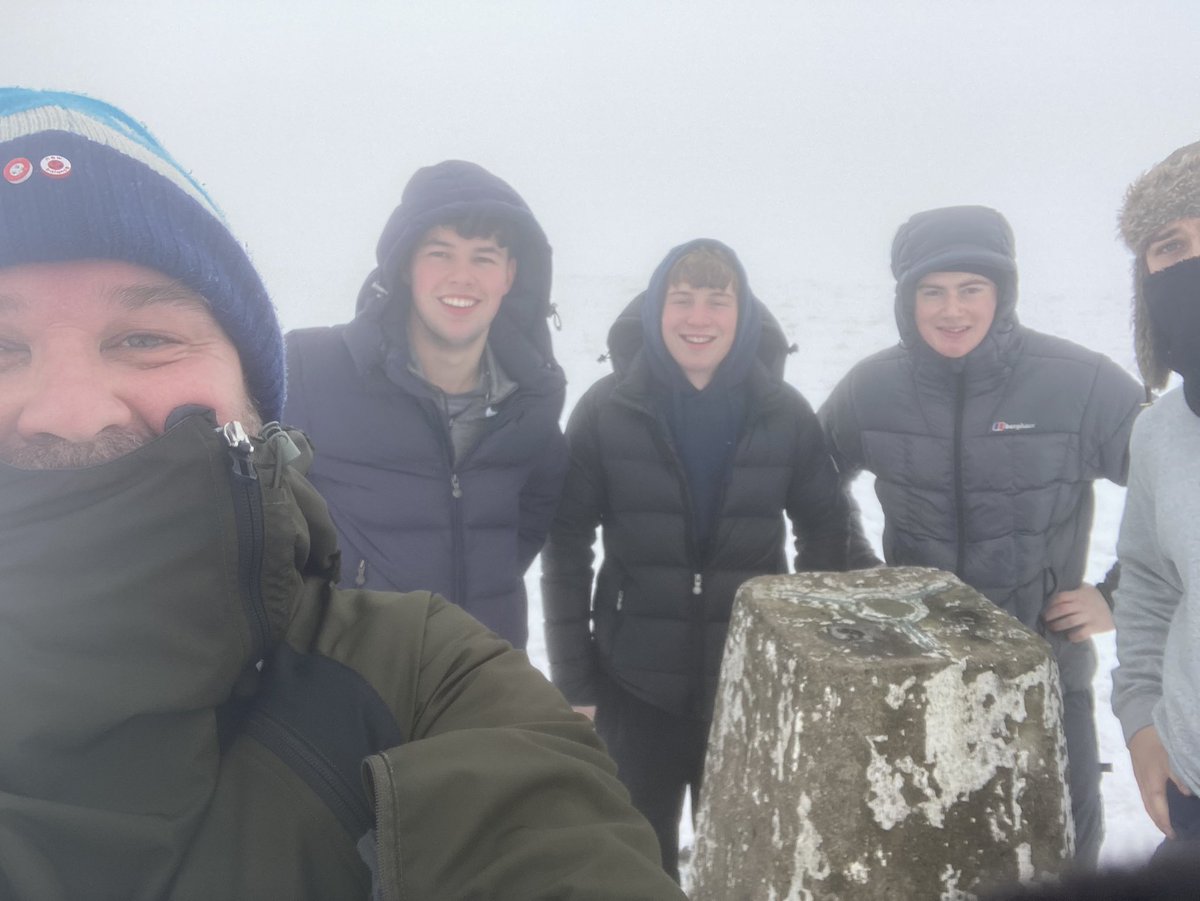 StAntsFC's tweet image. Little jog up Fair Snape Fell for some of the 🐜s