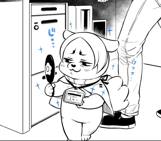 ご満悦なご様子の進捗クズリちゃんでございます。 