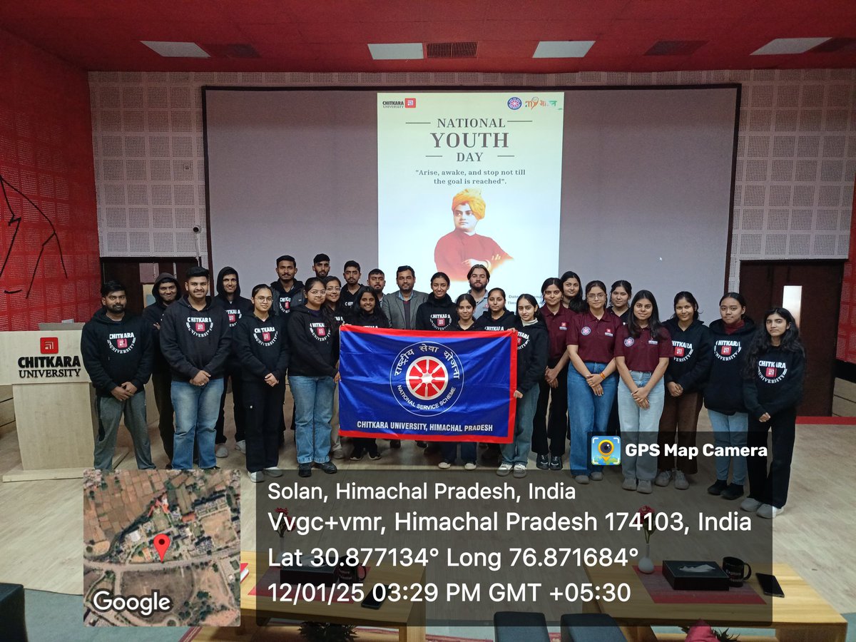 nsschitkarauhp's tweet photo. Celebrating #NationalYouthDay! 🧑🎓
Honoring Swami Vivekananda's spirit with a declamation & quiz competition. Volunteers showcased talent, knowledge, & the power of youth to inspire change!
#SwamiVivekananda #YouthPower #Inspiration #Declamation #Quiz https://t.co/qa1d0vE6jM