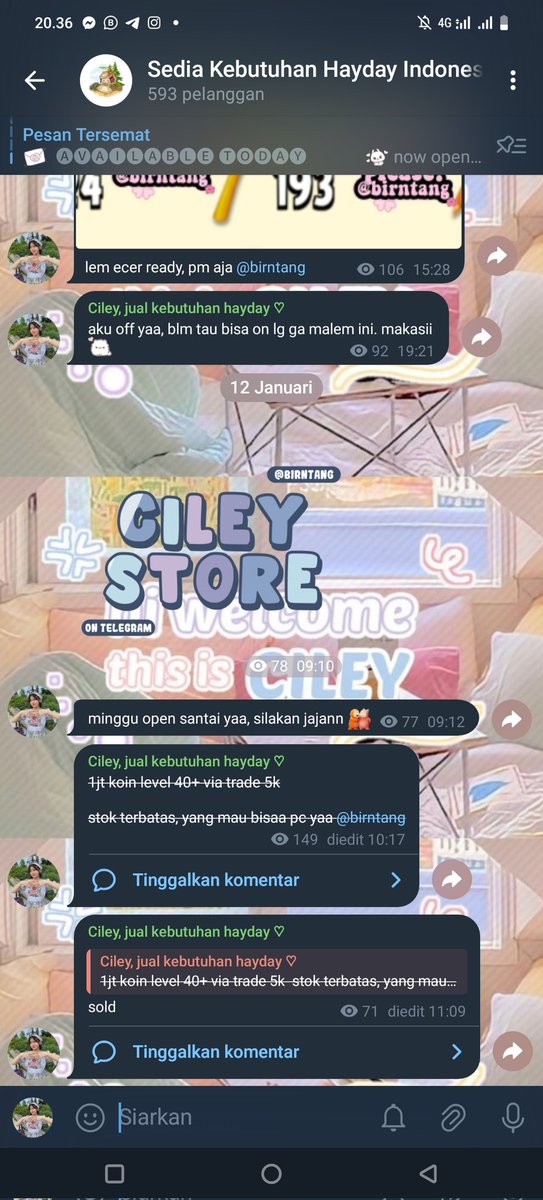 rvosery's tweet photo. buat yang masih ragu jajan disinii cuman karena folls aku secuil, bolehh banget crosscheck dulu yaaa kepoin store kuu di tele juga boleh bangettt. testi jugaa ada di tele yaa, aku ga open dm juga karena percuma nnt orderan kalian delay dm ga masuk. jadi aku standby wa dan tele 💗 https://t.co/xHGNw3jNe4